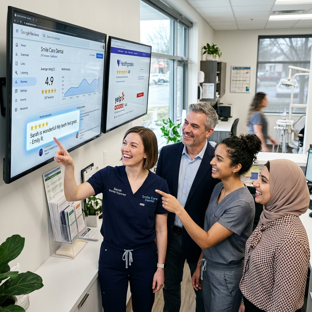 California Dentist Team Review Dashboard